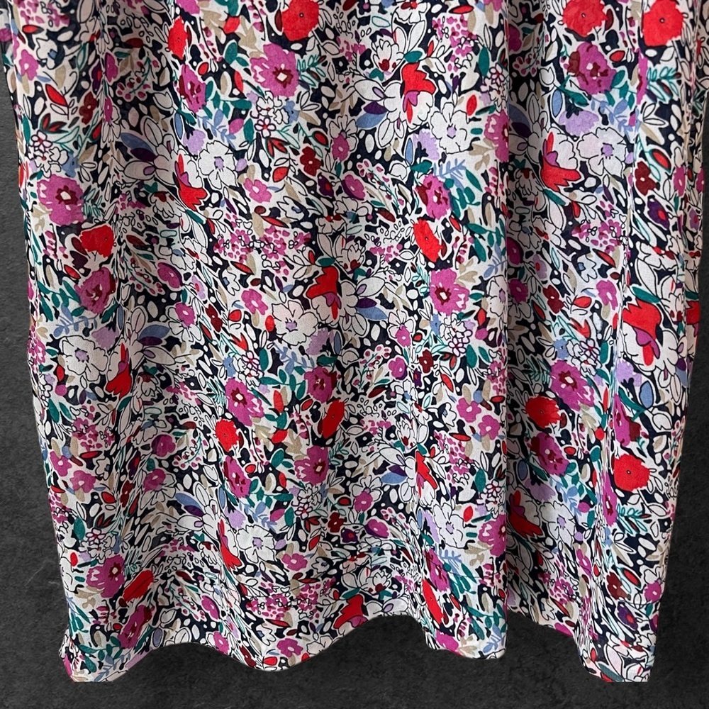 CAbi Liberty Floral Ruffle Sleeveless Tank Top #355 Size M - Picture 3 of 7